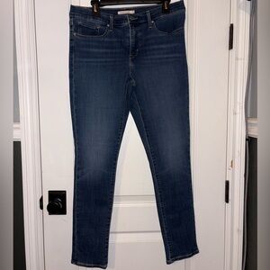 Levi's 311 Dark Wash Shaping Skinny Jeans